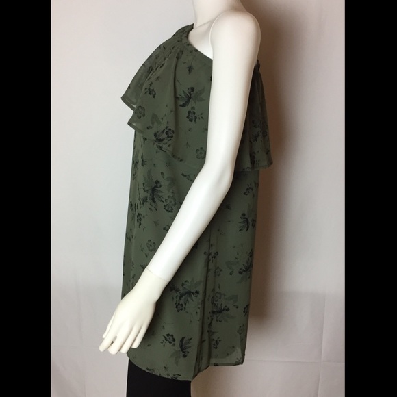 Kensie One Shoulder Blouse. Size XS. - Picture 3 of 8